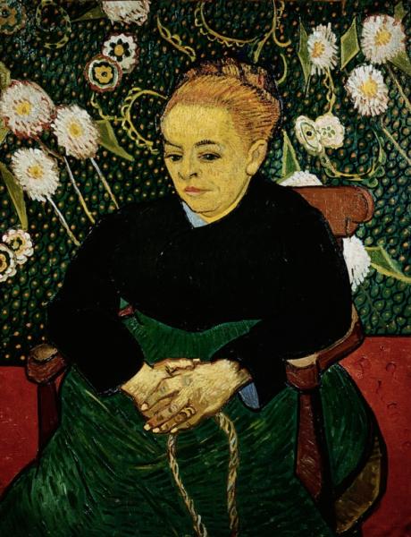Woman Rocking a Cradle (Augustine Roulin) by Vincent van Gogh
