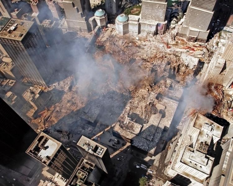 Ruins of World Trade Center