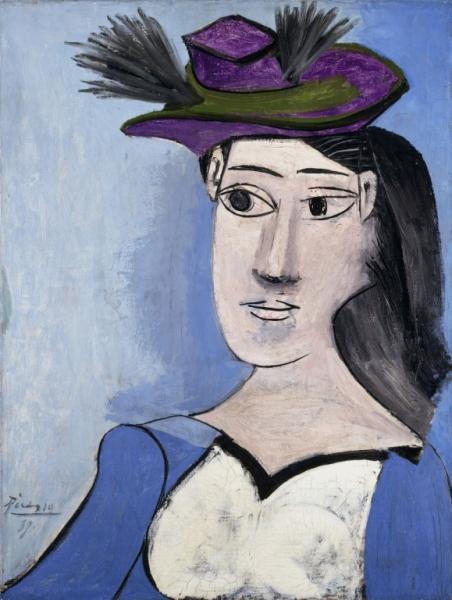 Bust of a Woman with a Hat by Pablo Picasso