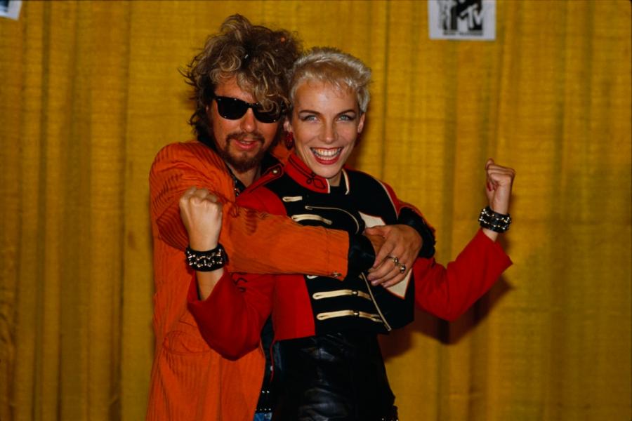 Dave Stewart and Annie Lennox