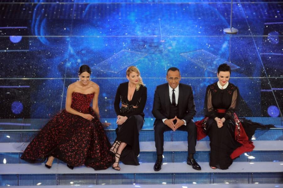 First evening of the 65th Sanremo Music Festival in Sanremo, Italy